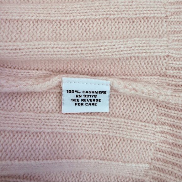 Cashmere Light Pink Sweater - Picture 5 of 5